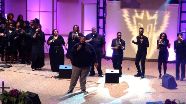 William Murphy and Tasha Cobbs at New Birth