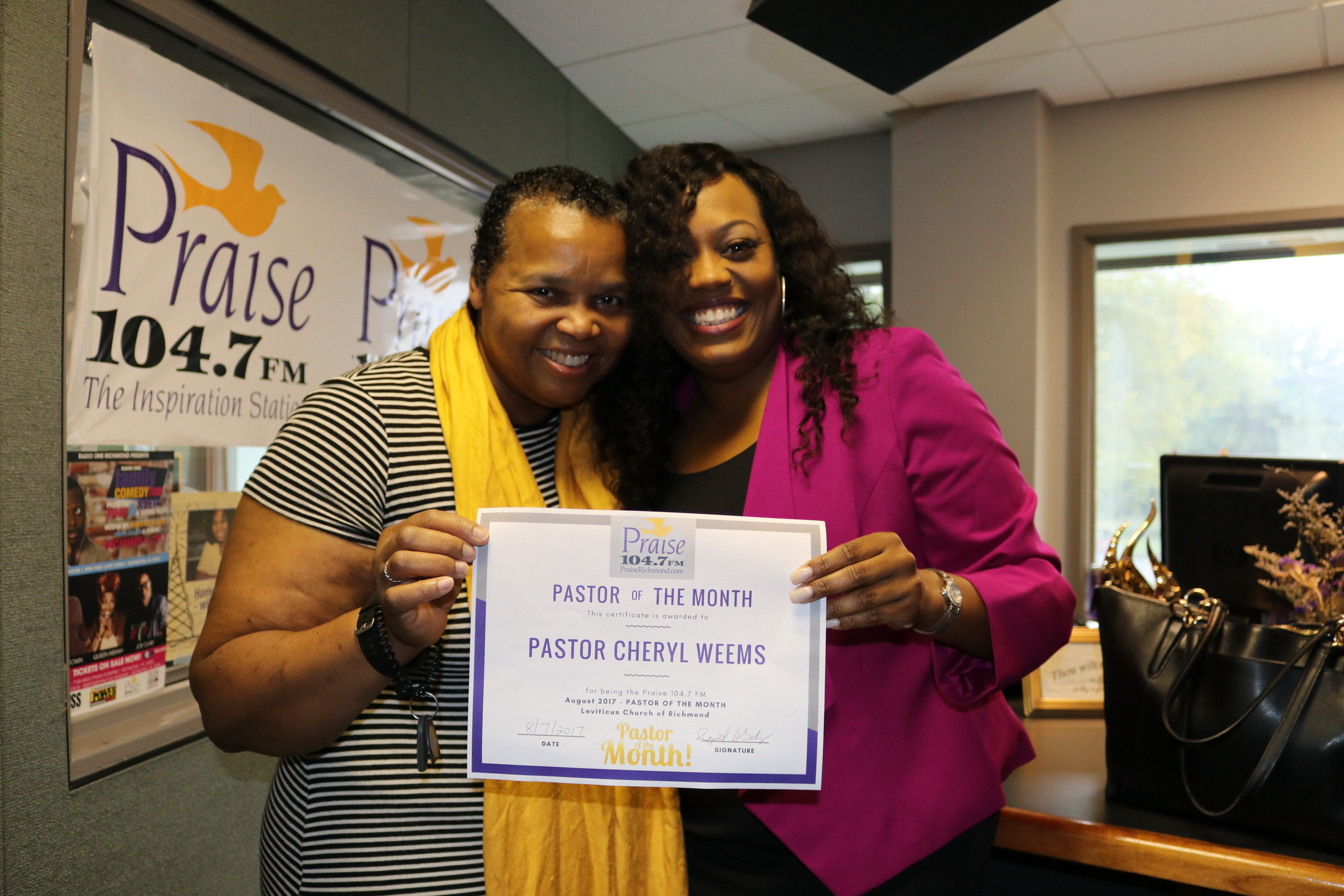 August Pastor of the Month