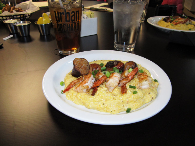 Shrimp and Grits at Beech Mountian