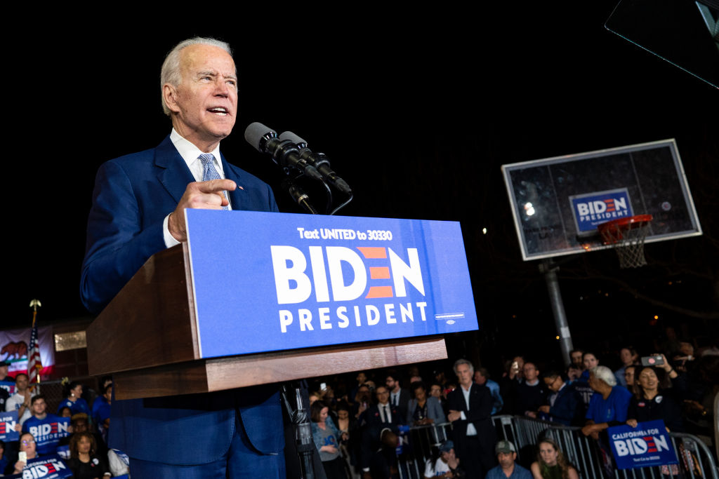 Joe Biden Super Tuesday Rally in Los Angeles, US