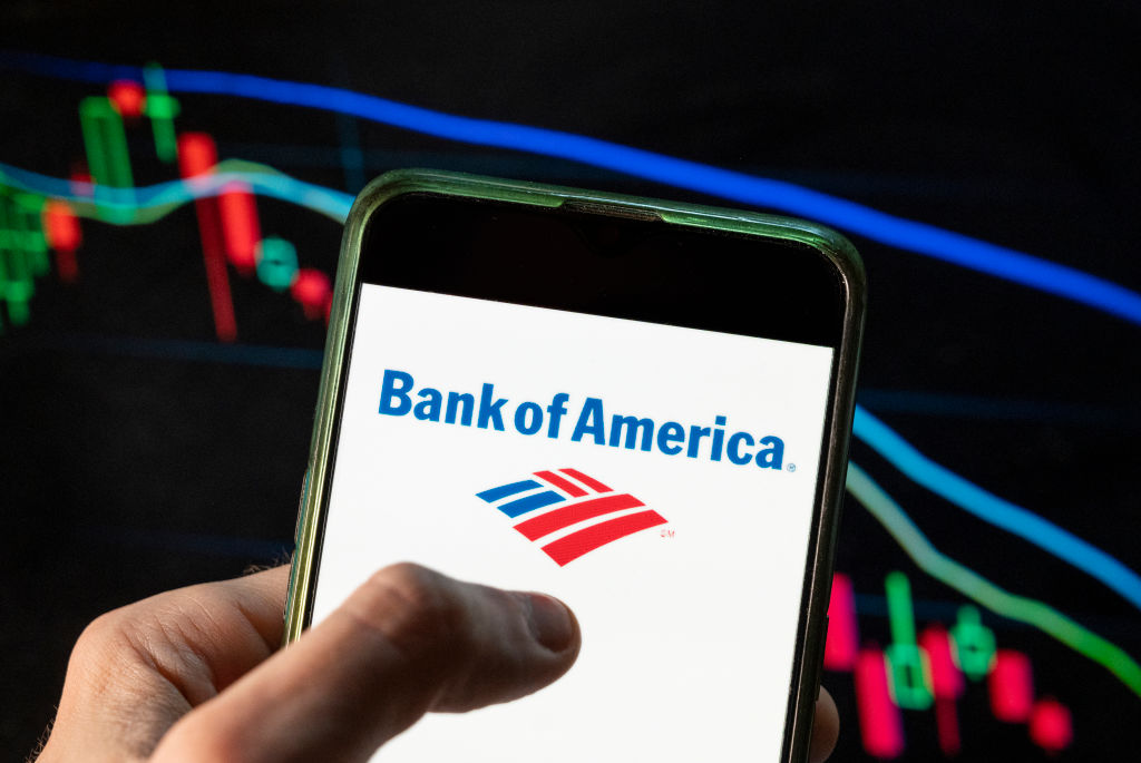 In this photo illustration the American multinational...