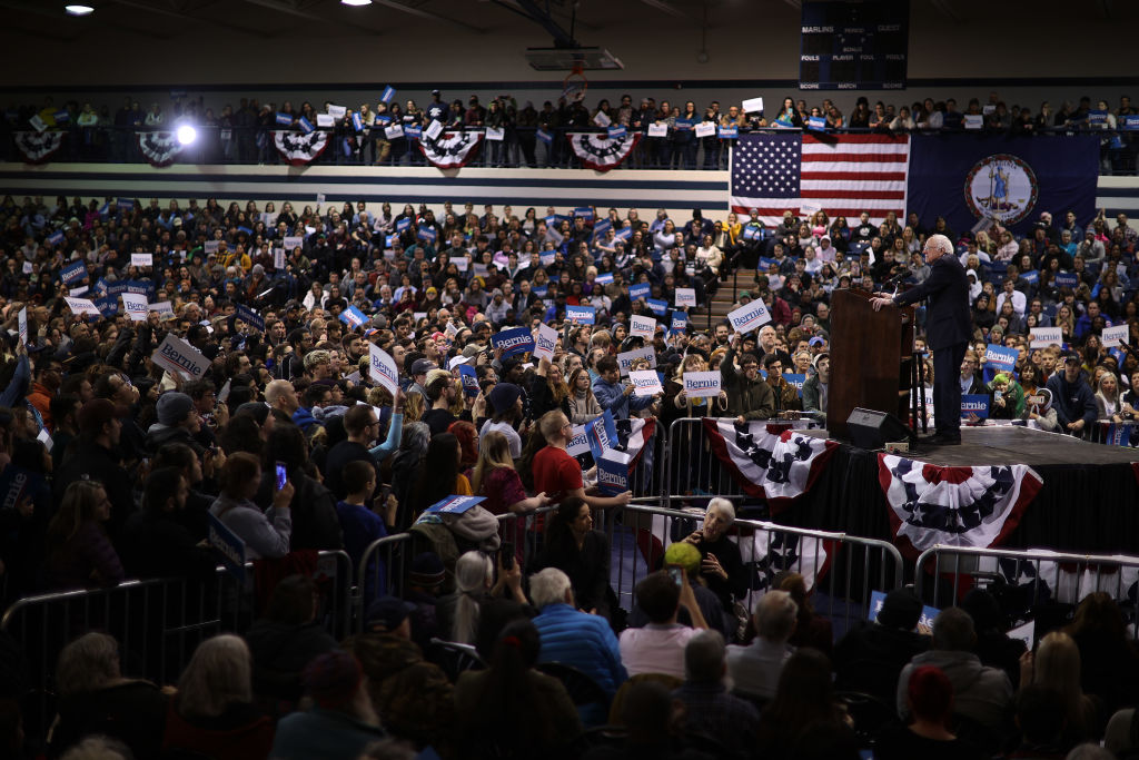 Presidential Candidate Bernie Sanders Campaigns Across U.S. Ahead Of Super Tuesday