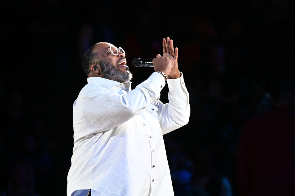 Celebrities Attend Portland Trail Blazers v Atlanta Hawks