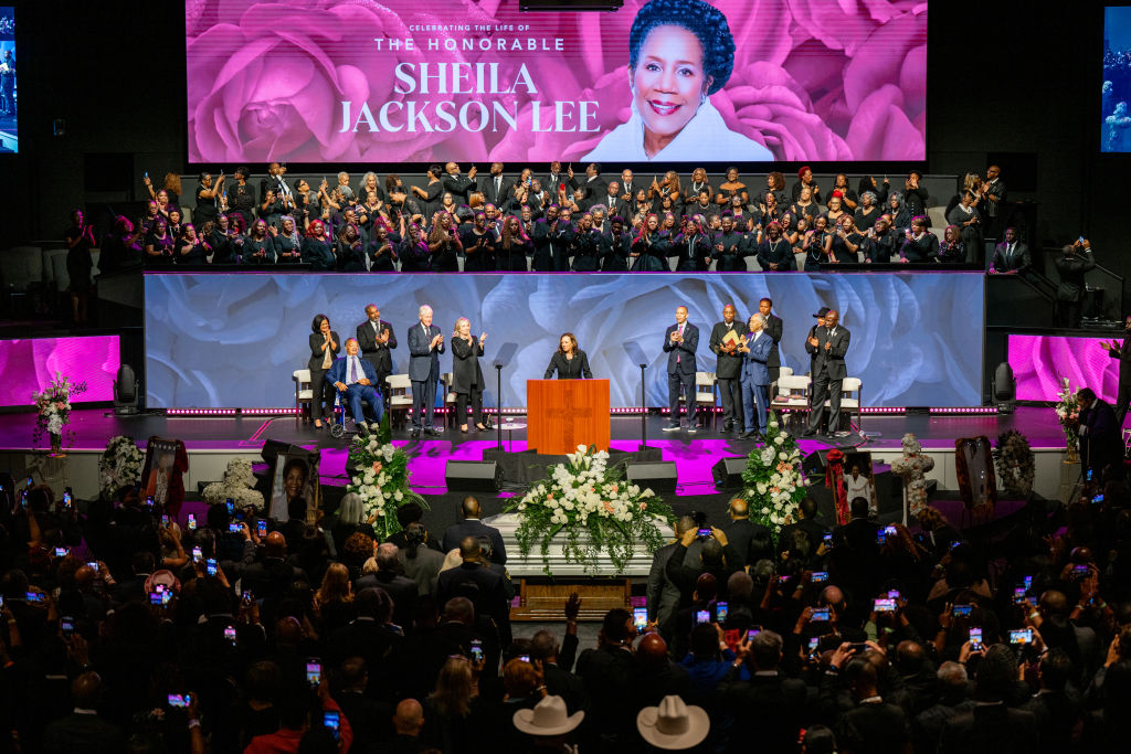 Vice President Kamala Harris Attends Celebration Of Life For Sheila Jackson Lee In Houston